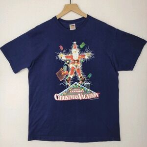 Vintage National Lampoon's Christmas Vacation T-Shirt Mens XL FOTL Movie Graphic